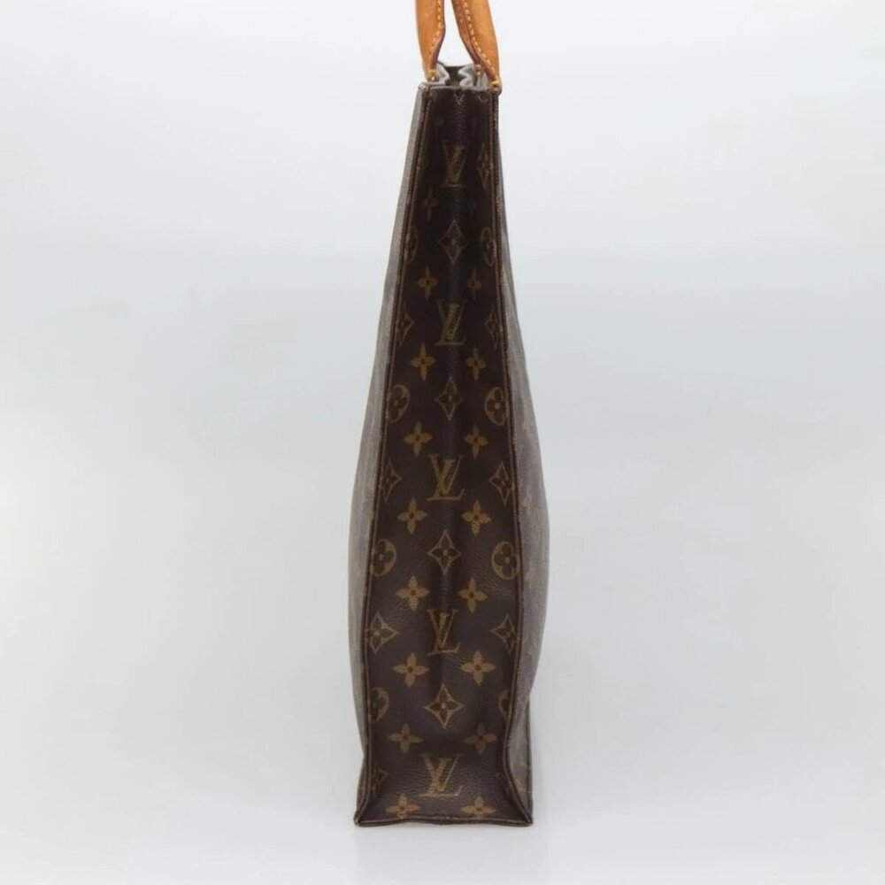 LOUIS VUITTON Monogram Sac Plat Hand Bag M51140 LV Auth 136014 - Picture 4 of 15